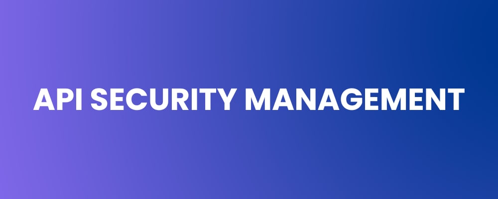 API Security Management