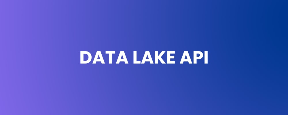 Data Lake API
