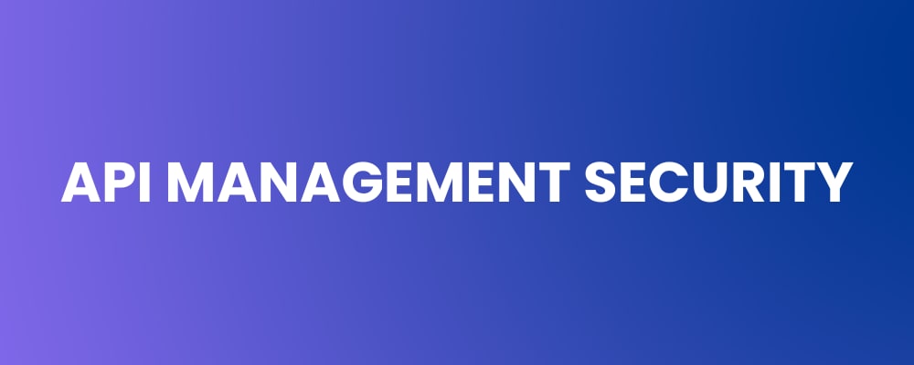 API Management Security