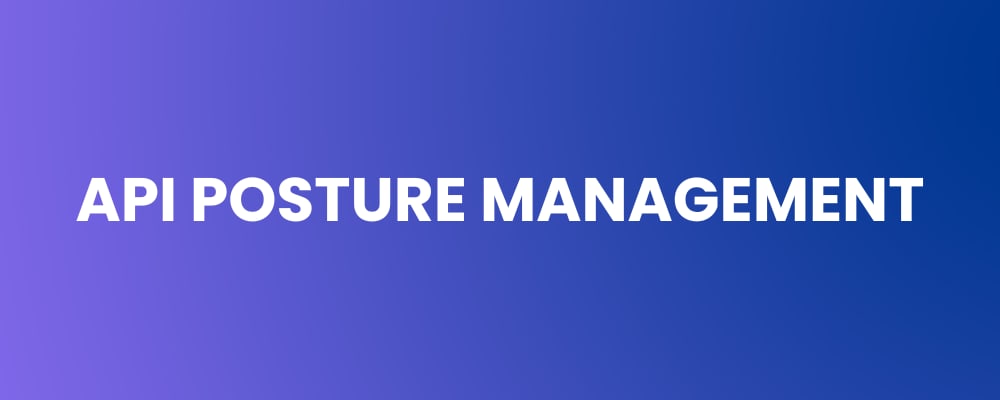 API Posture Management