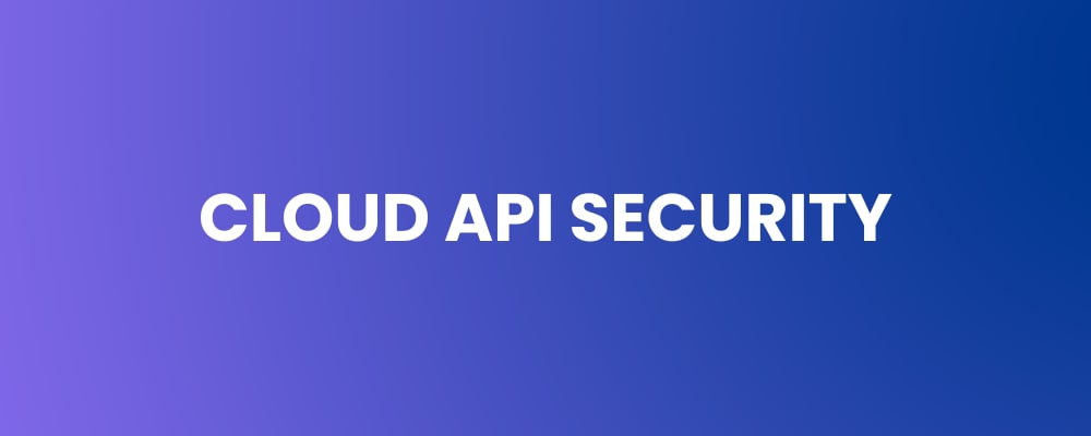 Cloud API Security