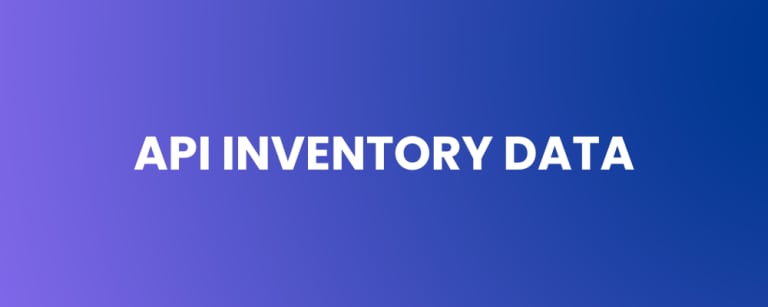 API Inventory Data