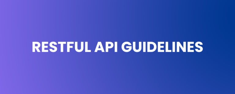 RESTful API Guidelines