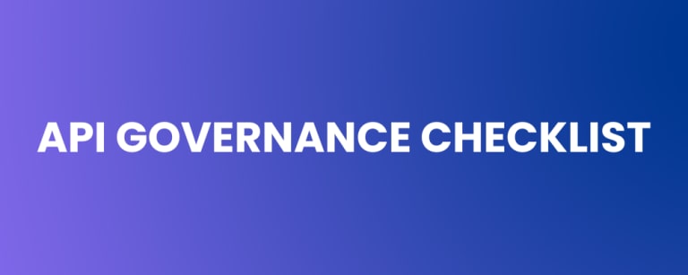 API Governance Checklist