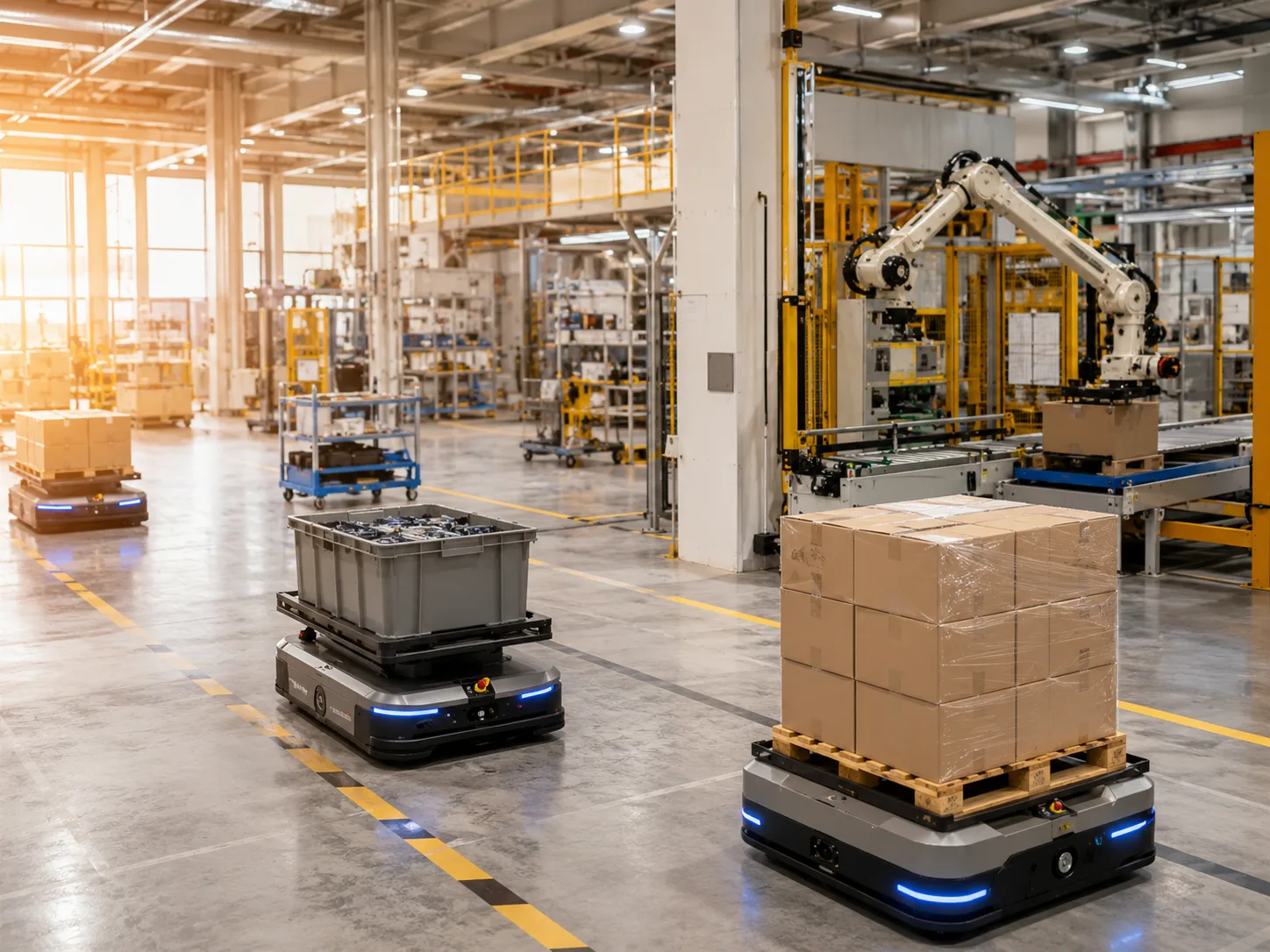 Automatisierung der Materialbewegung