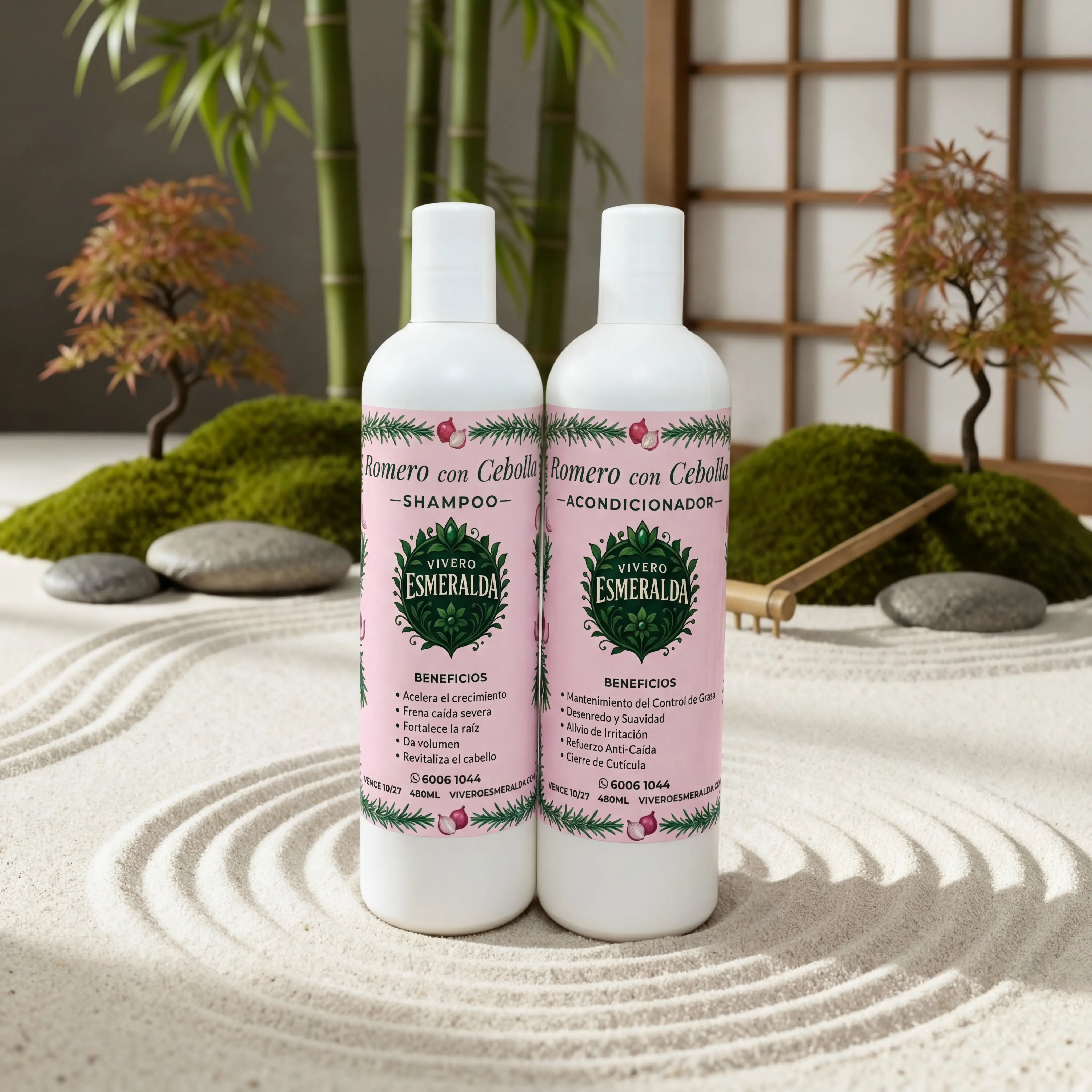 Shampoo y Acondicionador (Cebolla)