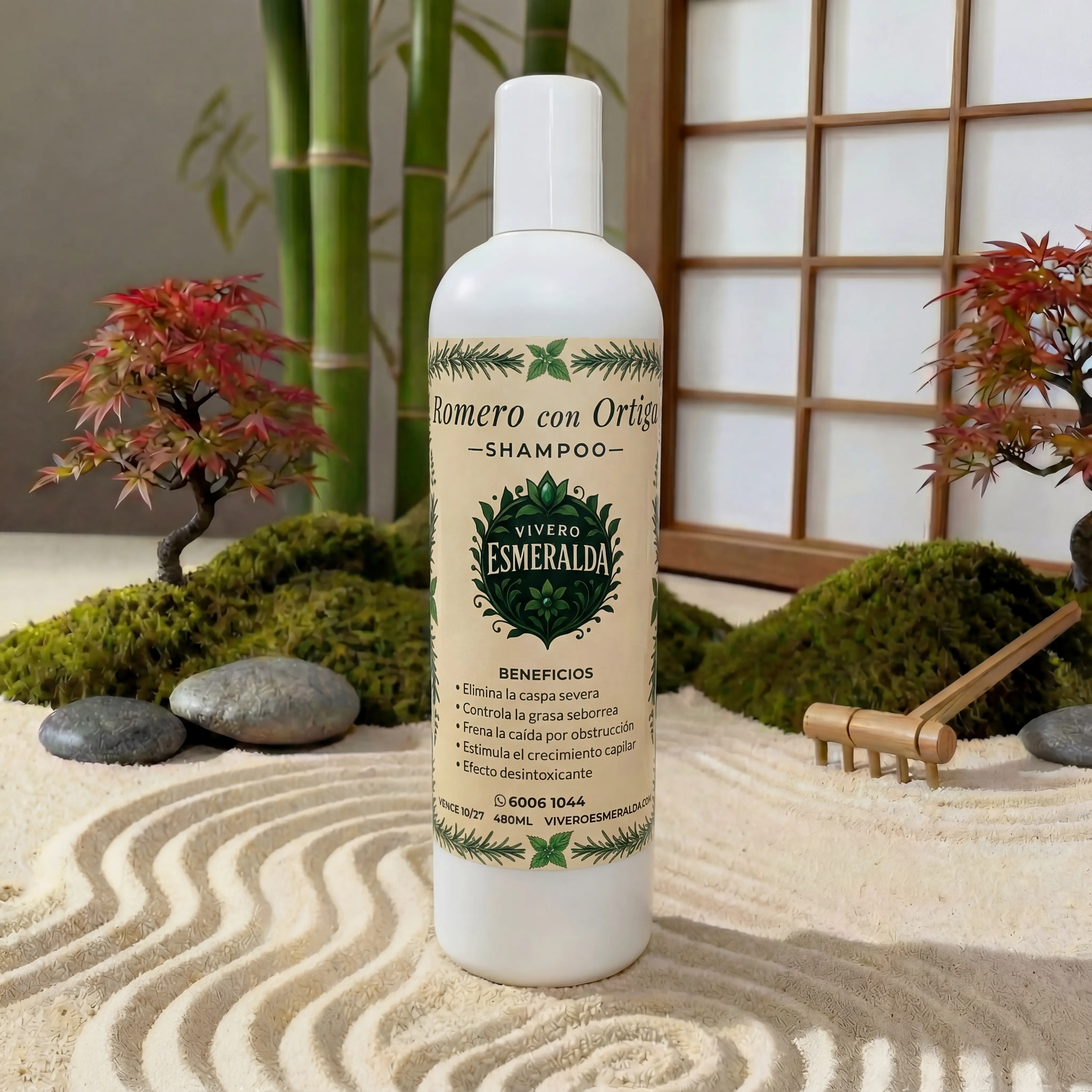 Shampoo de Romero con Ortiga