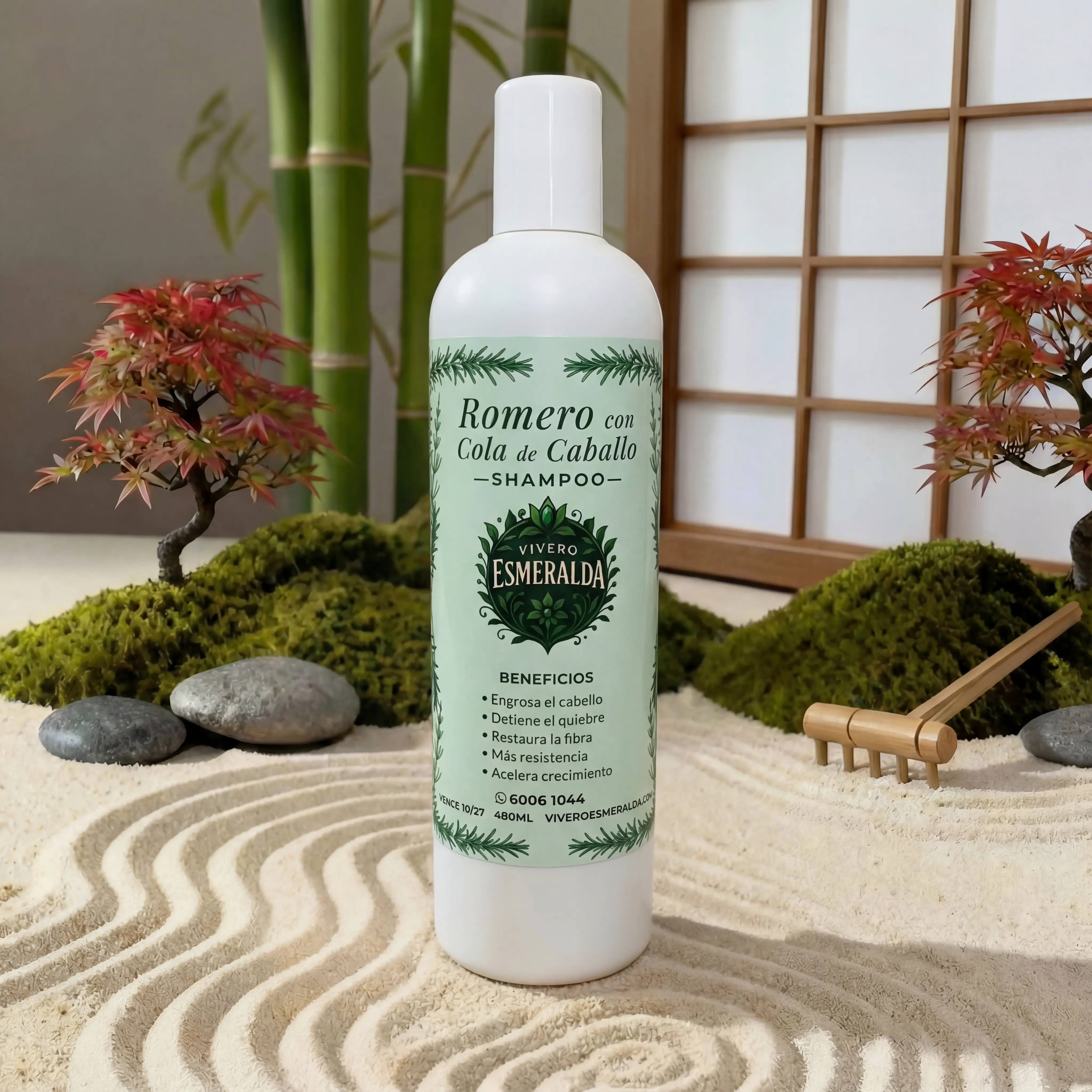 Shampoo de Romero con Cola de Caballo