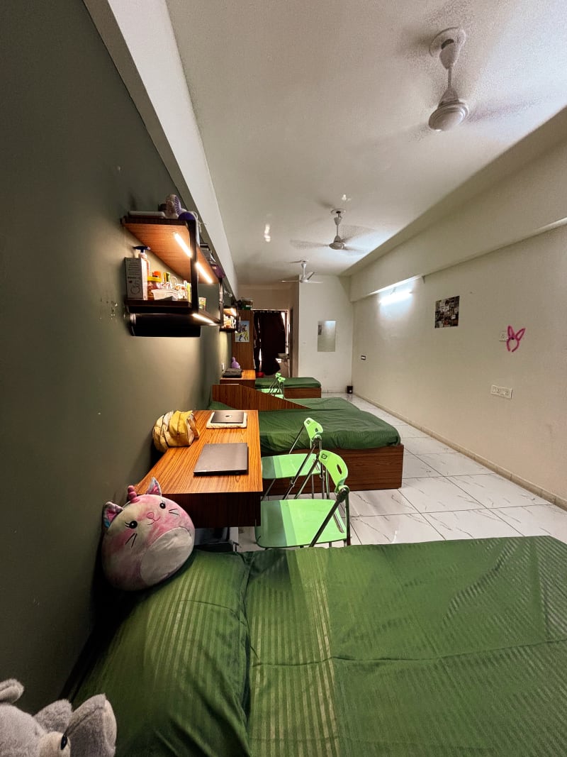 Four Sharing Girls Space