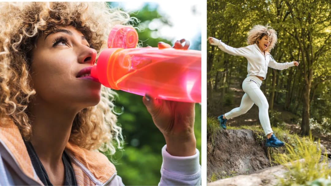 Quickly Drink Some Water and Shout 'Let’s Go!'