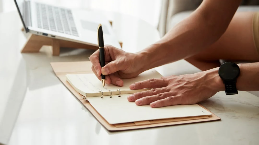 Write down one success from the previous day