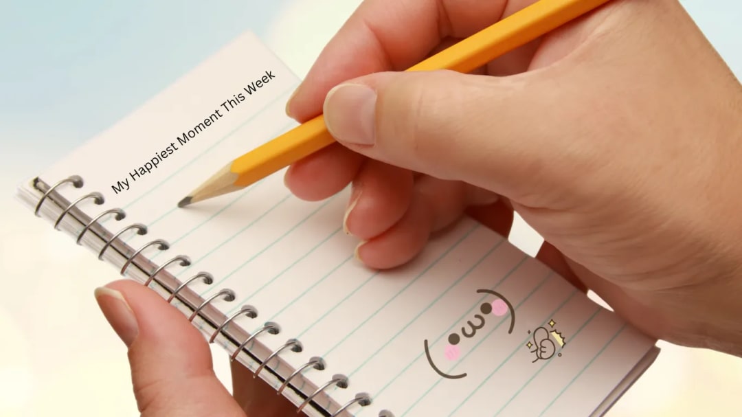 Write Down Your Happiest Moment This Week