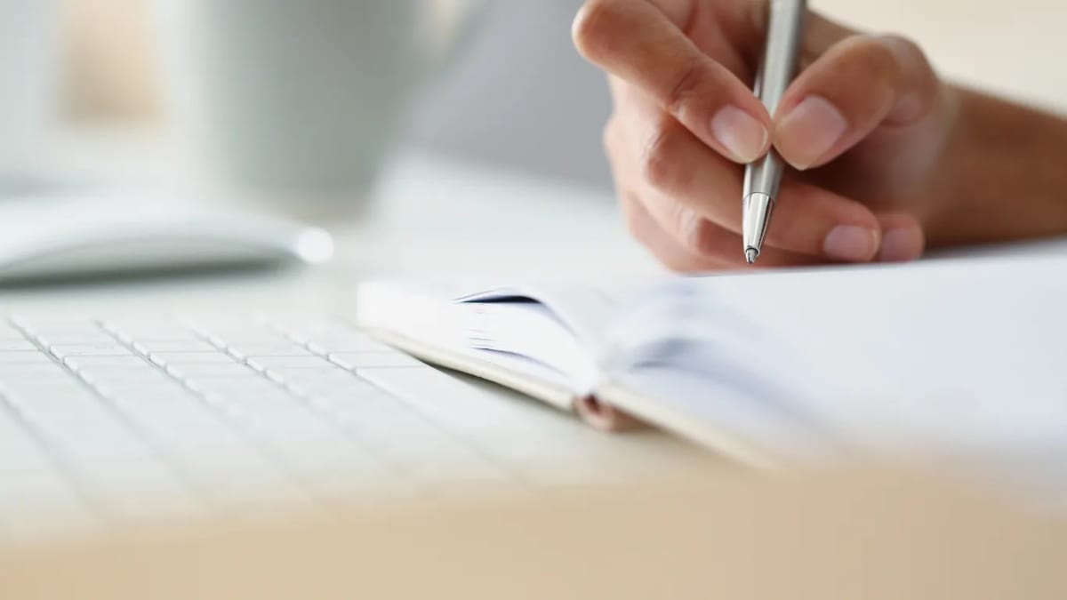 Write down one goal for the day