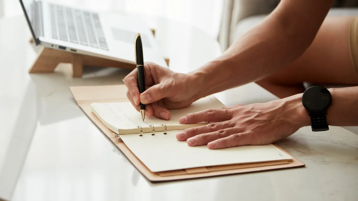 Write down one success from the previous day