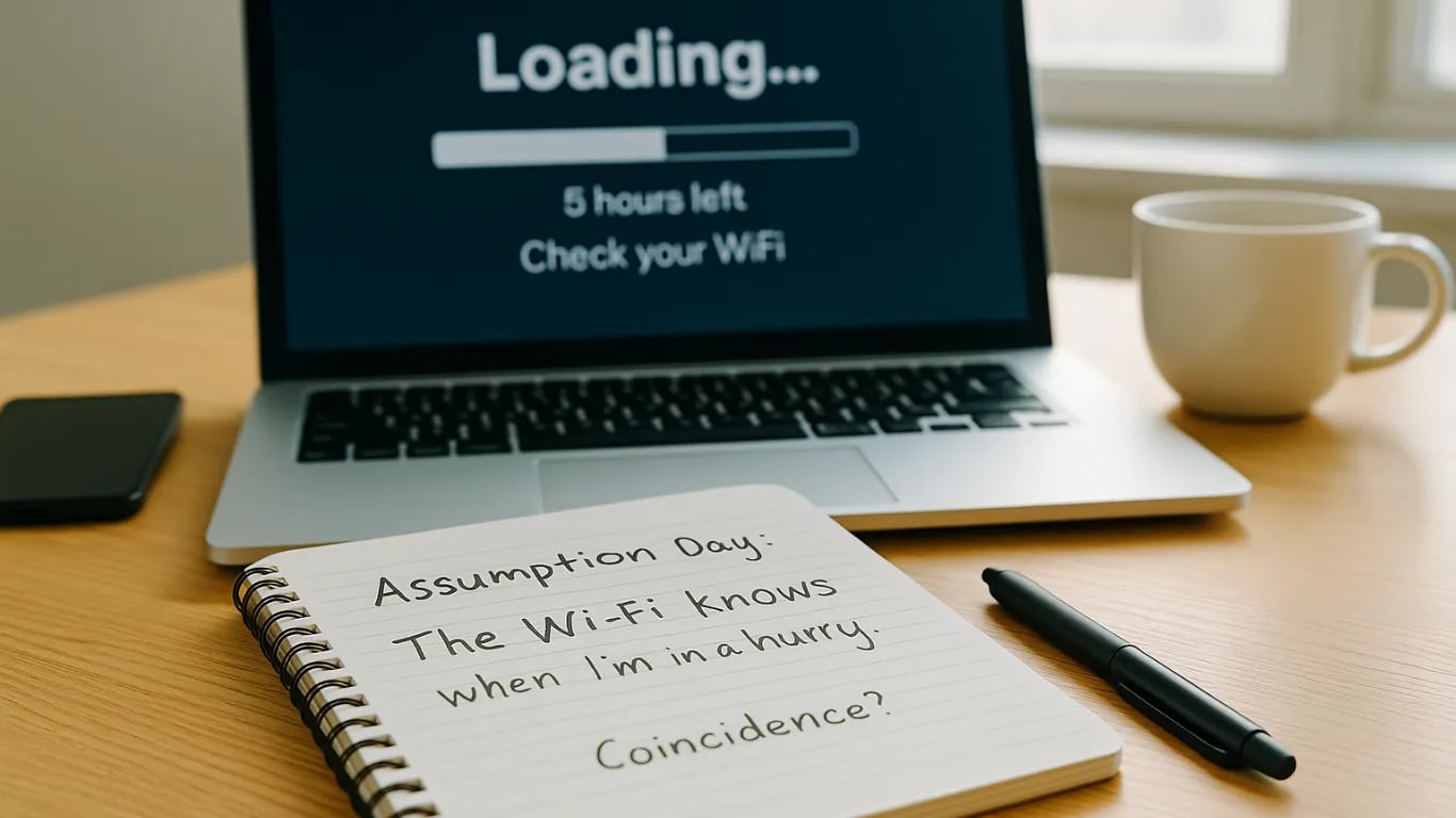 Write down one assumption you made today and question it