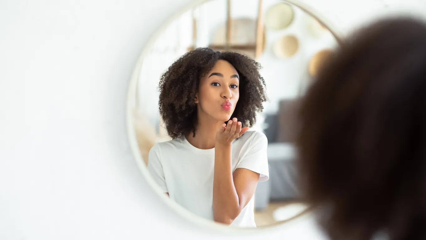 Compliment yourself in the mirror