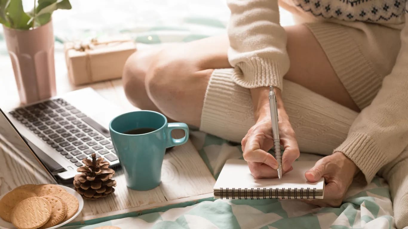 Schreibe eine Sache auf, die du an deinem Zuhause schätzt