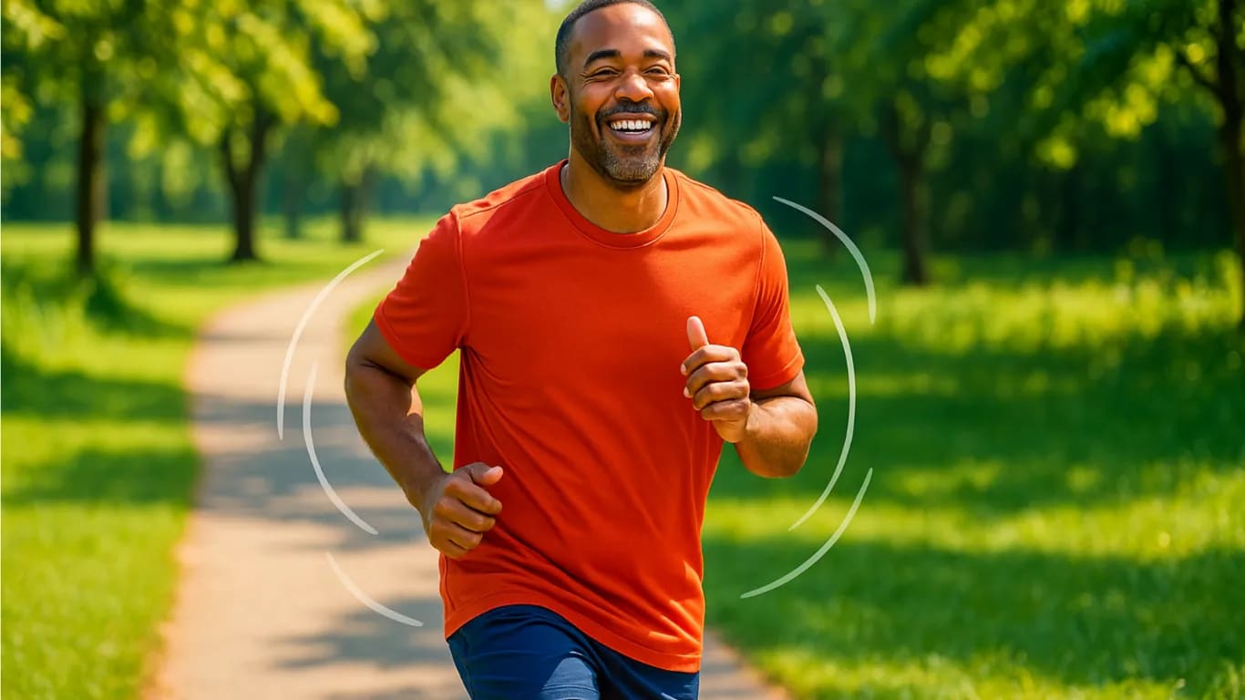 Jog in place for 30 seconds