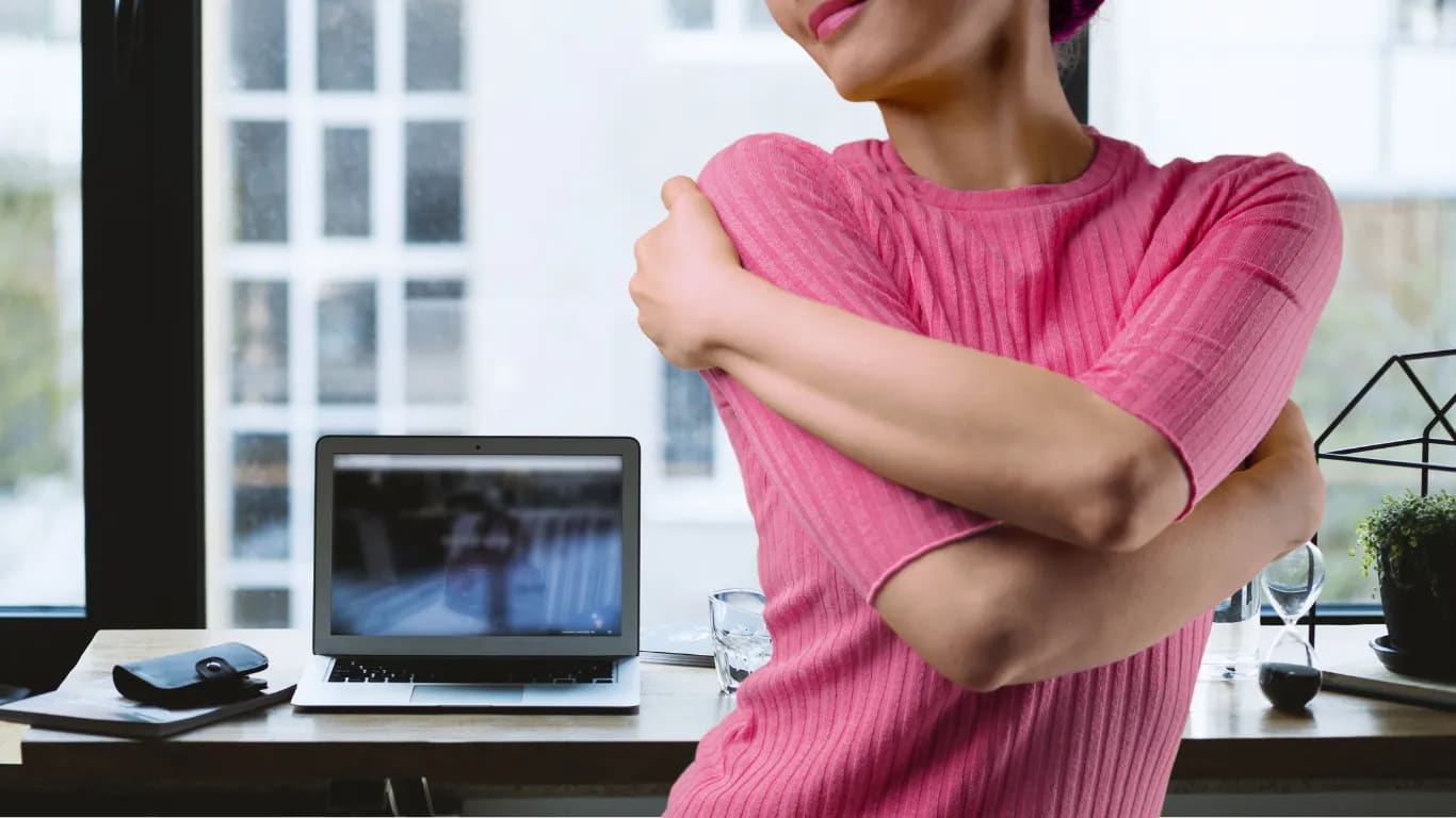 Klopfe dir buchstäblich selbst auf die Schulter