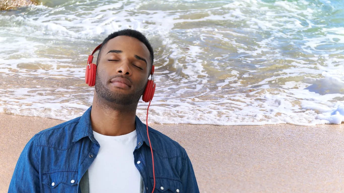 Schreibe ein beruhigendes Geräusch auf