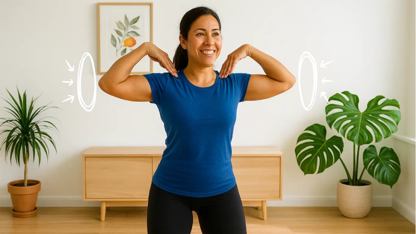 Traza círculos con tus codos