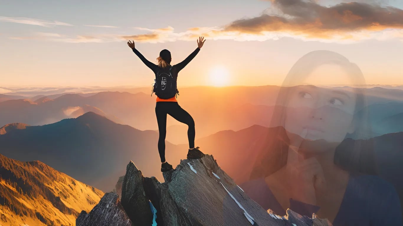 Visualisiere, wie du ein Ziel erreichst