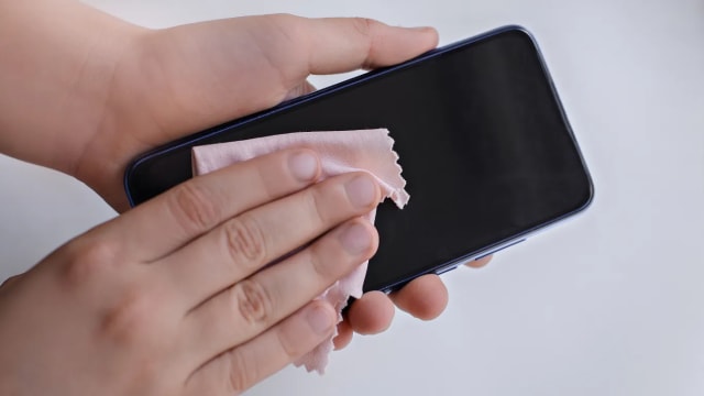 Clean your phone screen