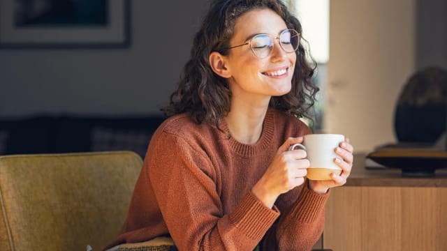 Drink a cup of herbal tea