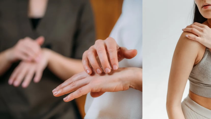 Daily habit: Gently tap your shoulders and upper arms