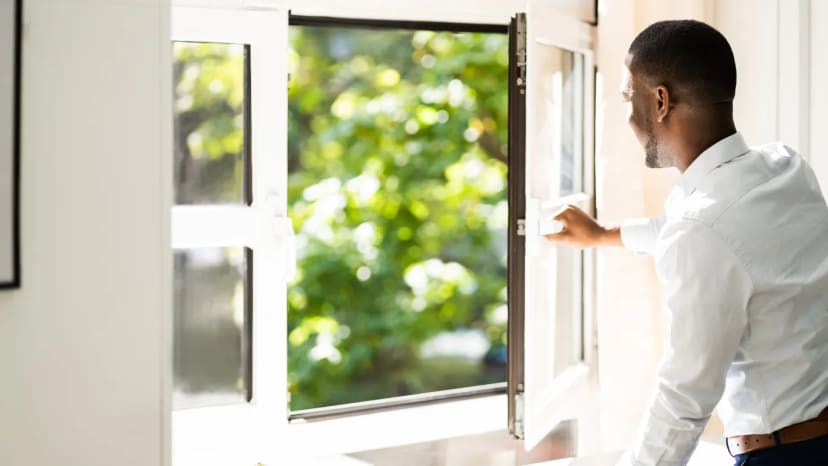 Daily habit: Notice the direction of wind through a window