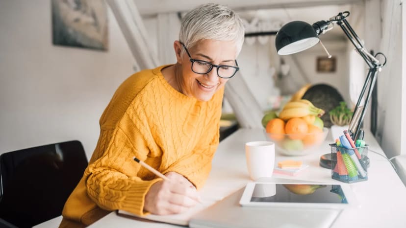 Daily habit: Write one line about how you want to feel today