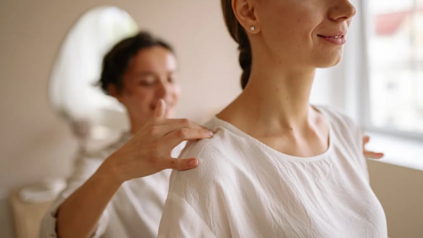 Do a 1-Minute Shoulder Roll Exercise