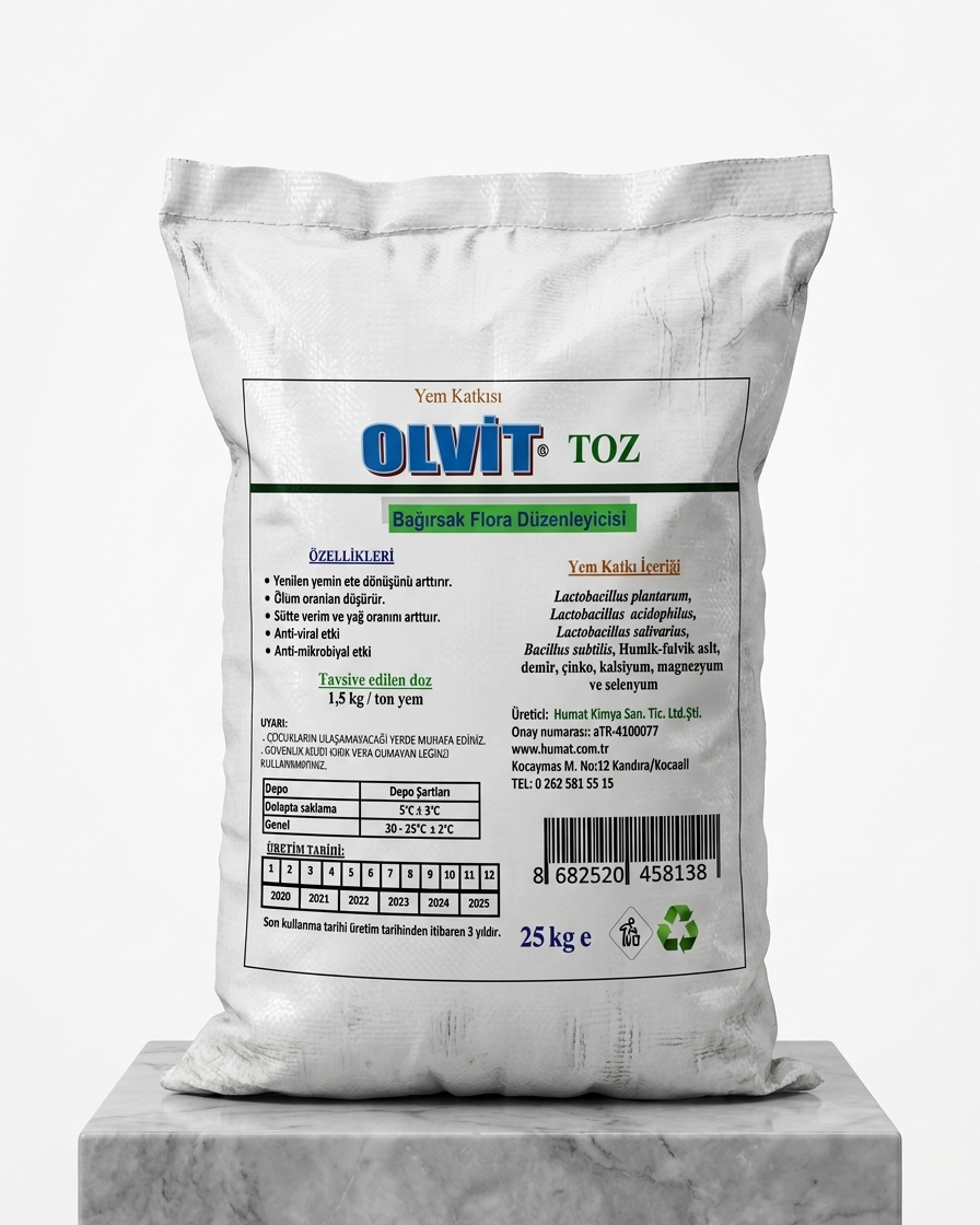 Olvit Humik Asit Toz 25 kg