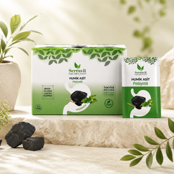 Serravit Humik Asitli Prebiyotik 400 mg/gr 20 Saşe