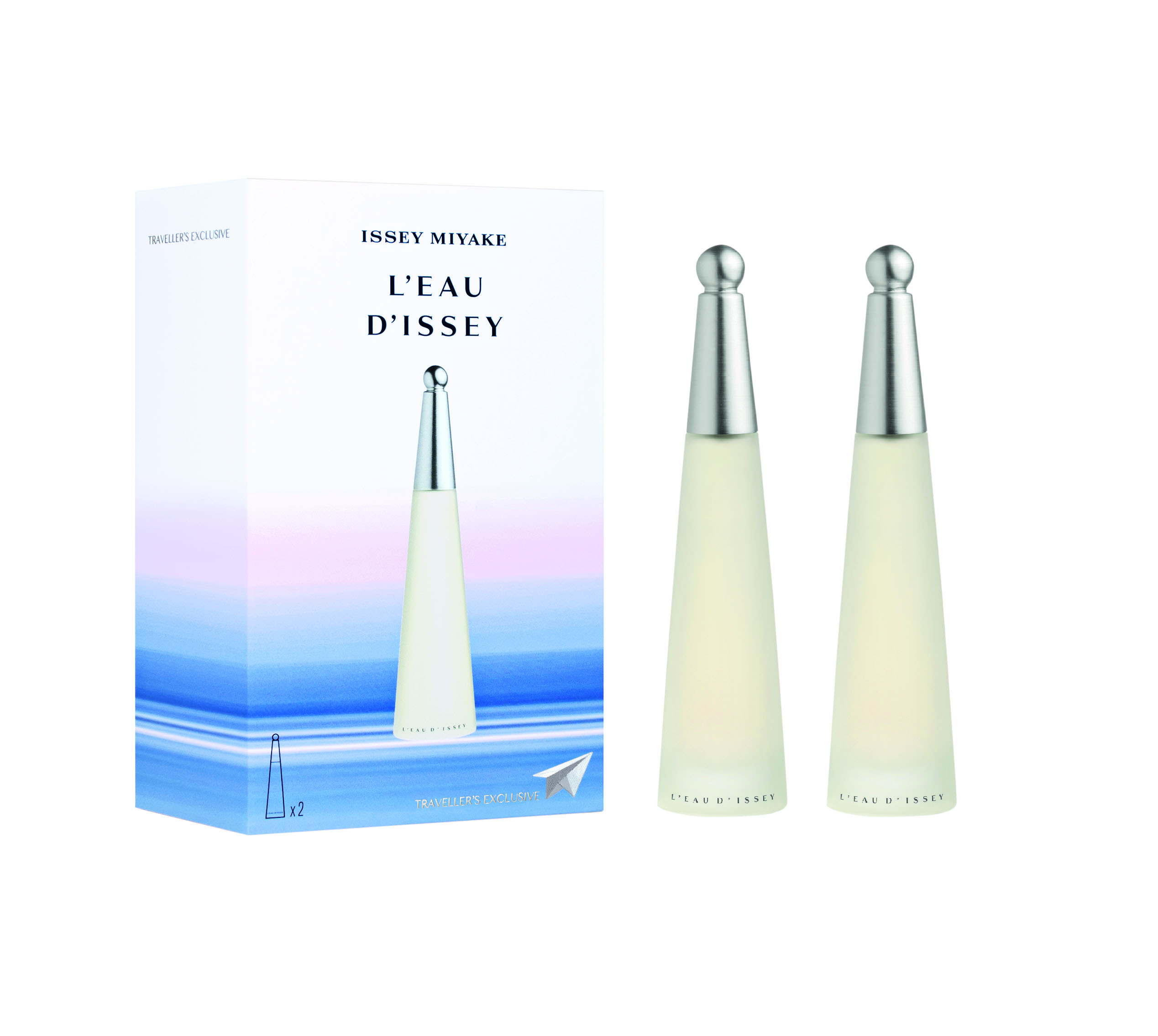 Issey miyake l'eau d issey femme 2x 25ml EDT spray (limited edition) 50ml (3423470482317)