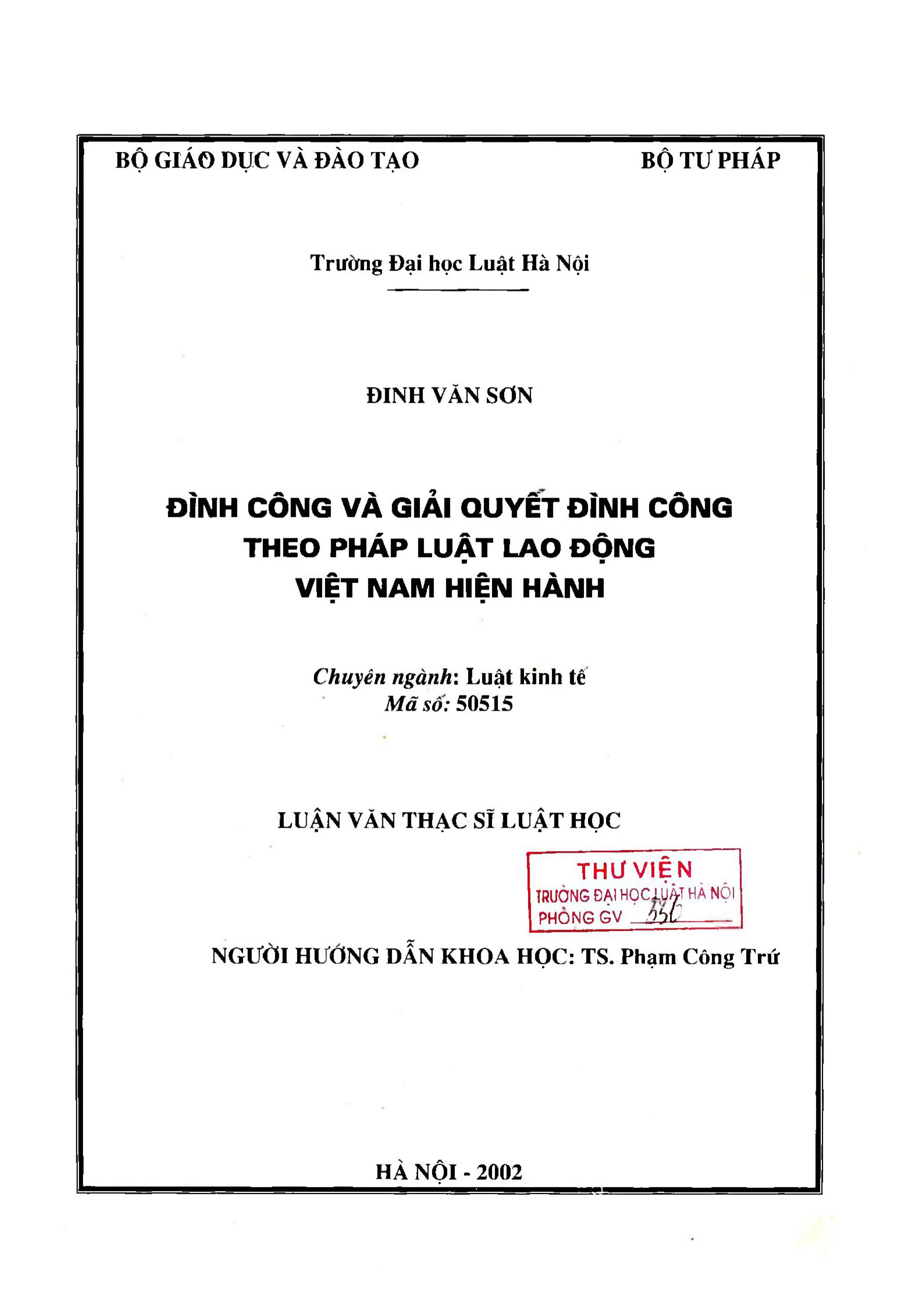 Đình công và giải quyết đình công theo pháp luật lao động Việt Nam hiện hành
