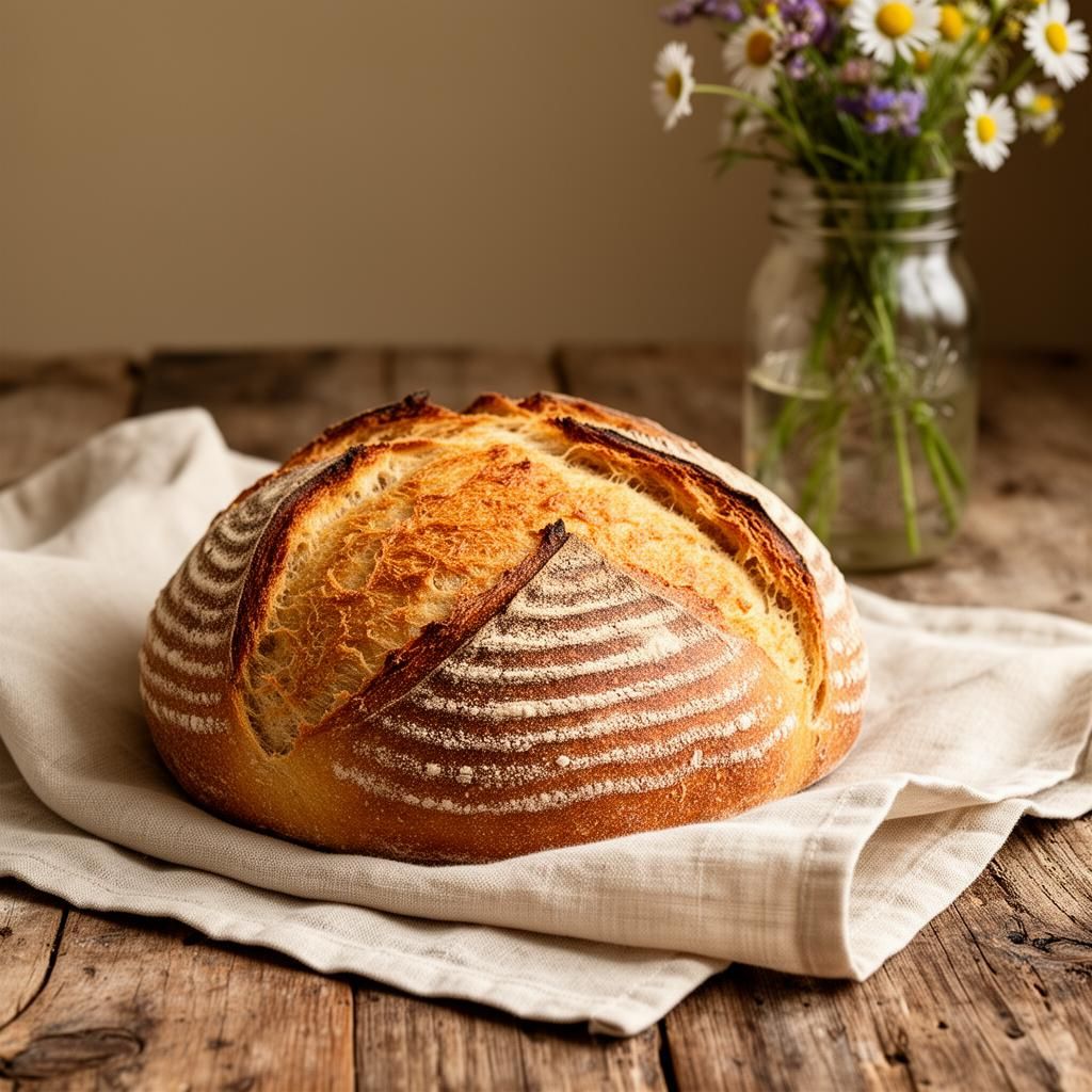 Overnight No-Knead Loaf