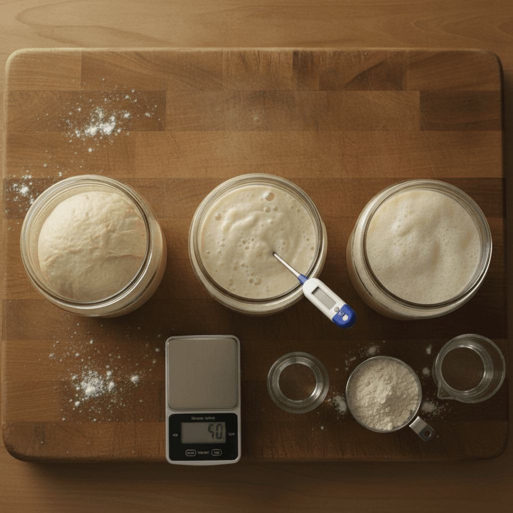The Starter Jar's Complete Guide to Sourdough Starter Hydration Levels and Temperature Control