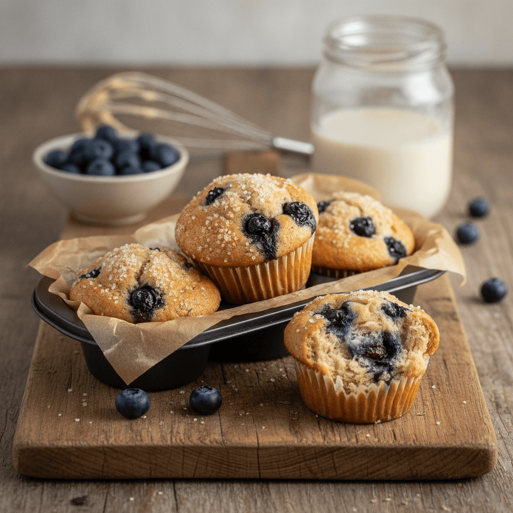 The Starter Jar's Ultimate Sourdough Blueberry Muffins: Achieving Bursting Flavor and Tender Crumb