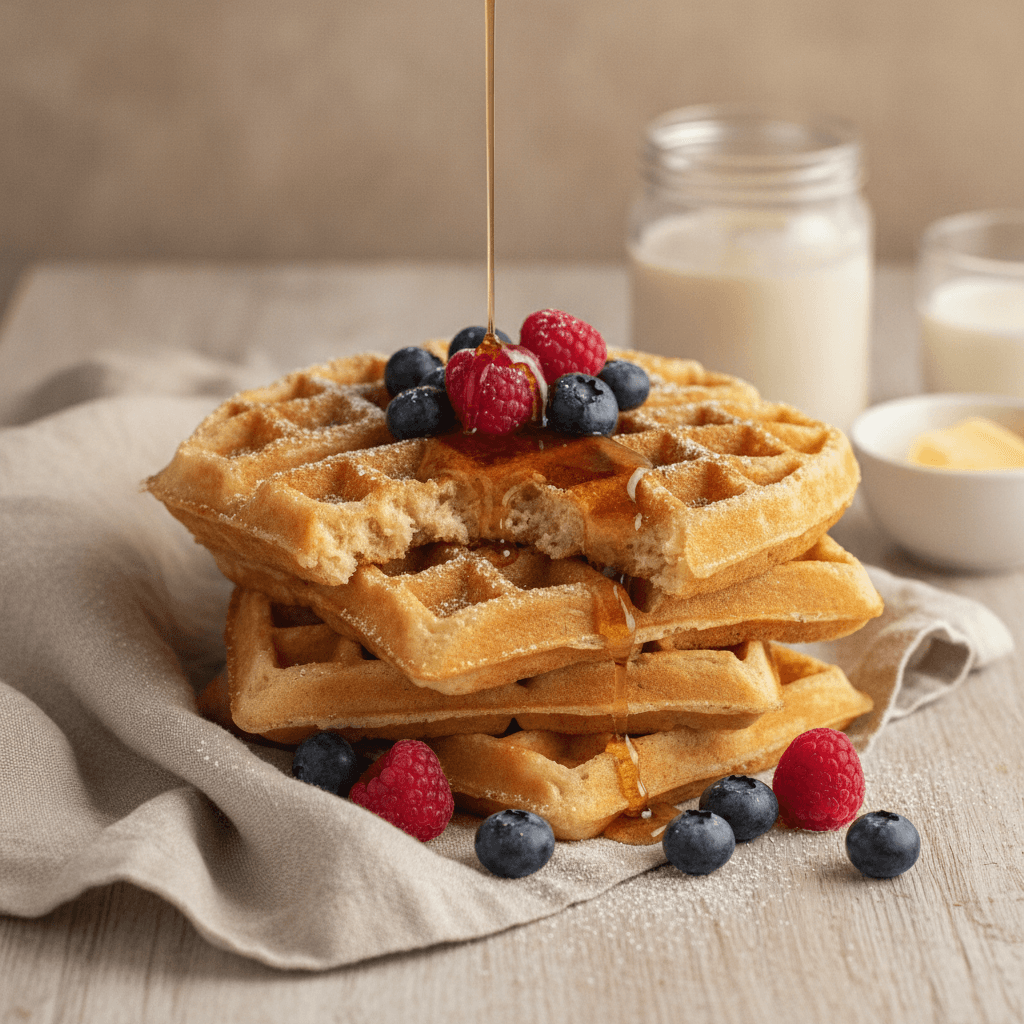 The Starter Jar's Best Sourdough Waffles: Crispy, Fluffy, and Irresistible