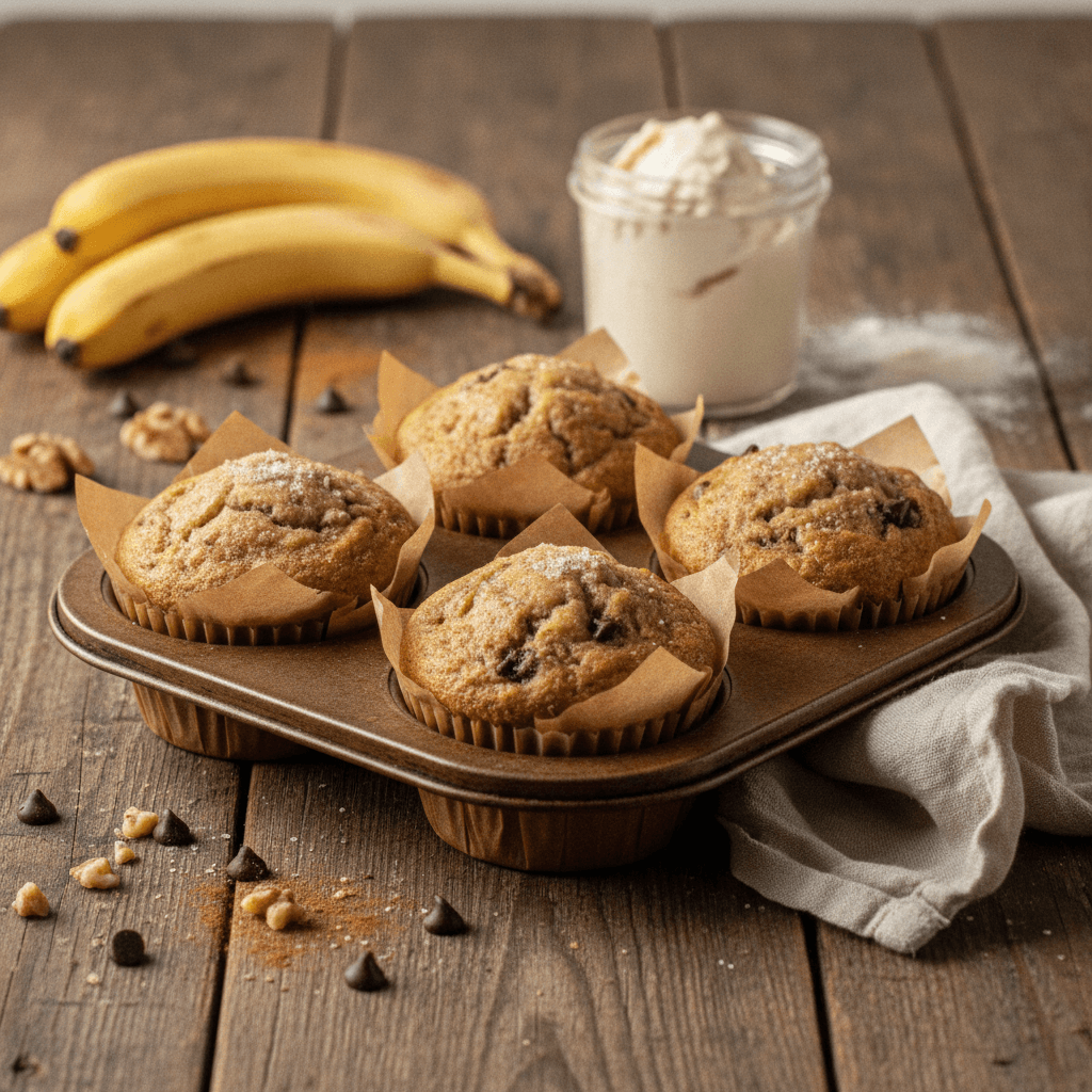 The Starter Jar's Ultimate Sourdough Banana Bread Muffins: A Step-by-Step Guide for Moist, Flavorful Treats