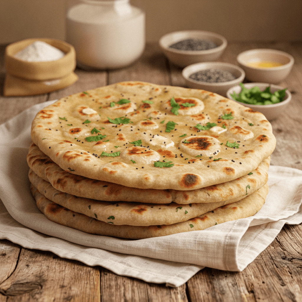 The Starter Jar's Ultimate Soft & Pillowy Sourdough Naan Bread Recipe