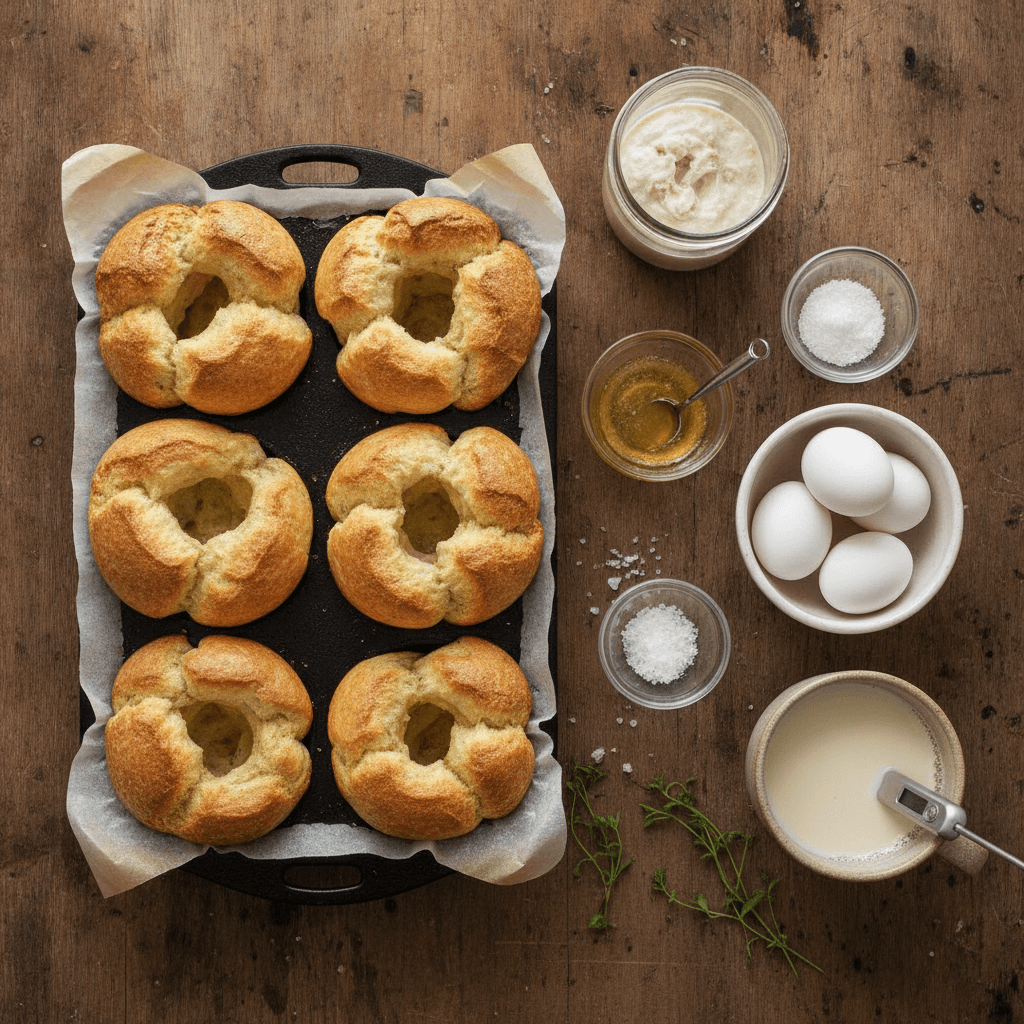 The Starter Jar's Ultimate Sourdough Popovers: Sky-High Fluffiness with Data-Driven Precision