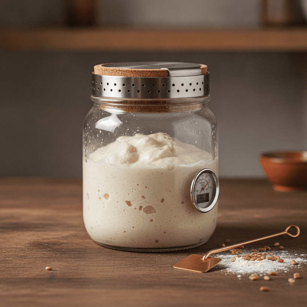 The Starter Jar's Design Advantage: Engineered Environmental Control Guarantees Sourdough Consistency