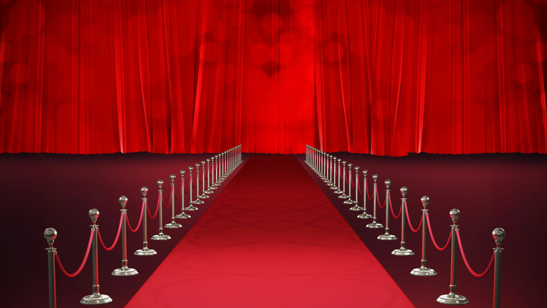 Red carpet and curtain