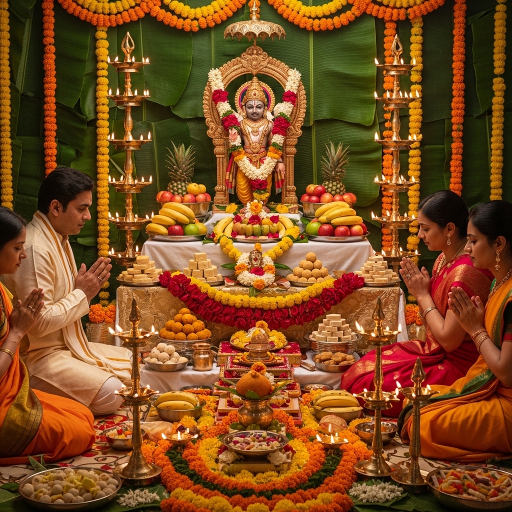 Satyanarayan Puja representative image