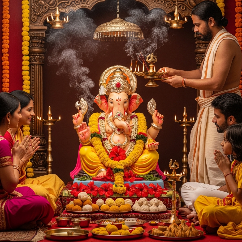 Ganesh Chaturthi representative image