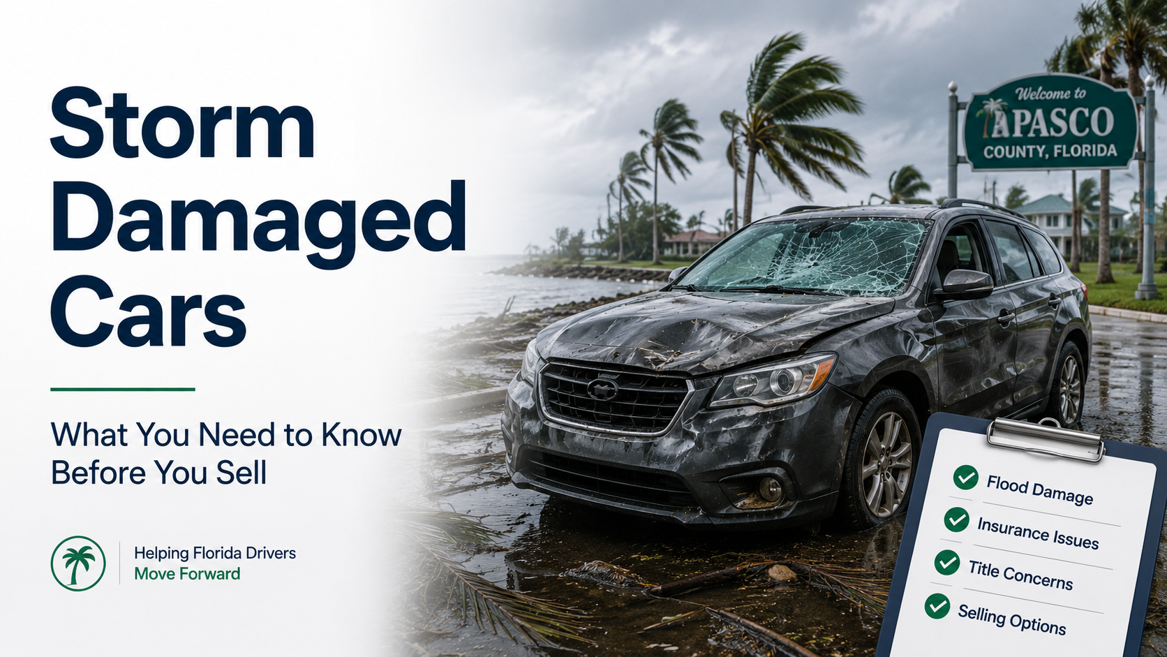 Storm Damaged or Flooded? Get Cash for Junk Cars in New Port Richey Fast