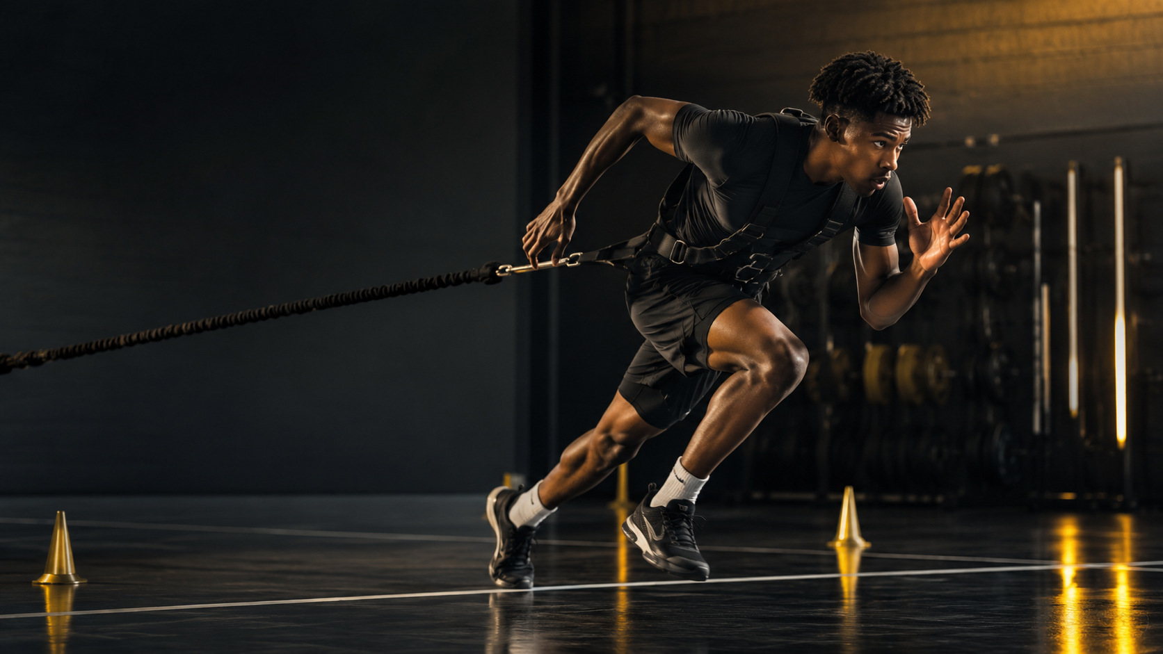 Speed and strength training session at Prospect Basketball in New Port Richey, FL