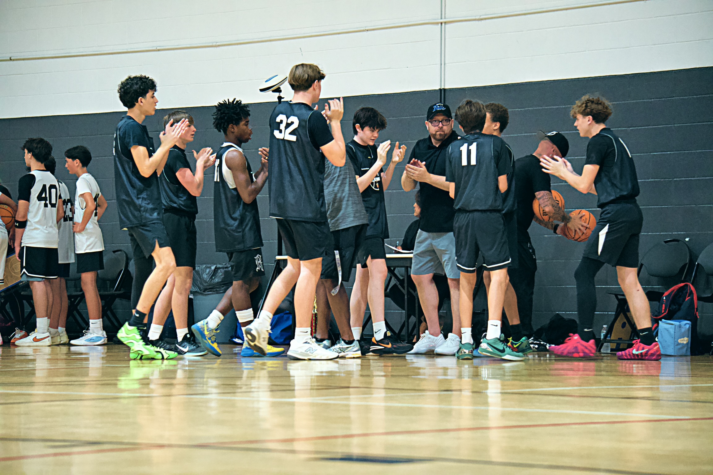 Prospect Basketball travel team practice